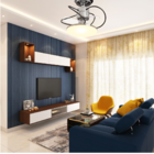 Ventilador De Teto Treviso Cromado Elegance Led Bivolt