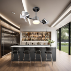 Ventilador De Teto Treviso Infinit Led Cromado Bivolt