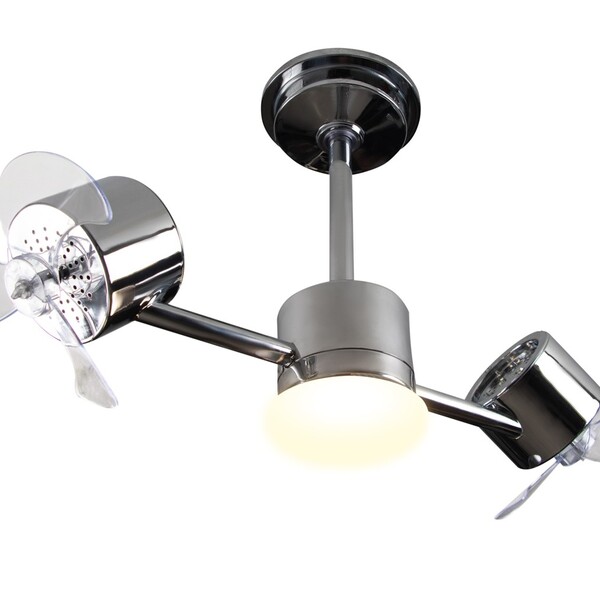 Ventilador De Teto Treviso Infinit Led Cromado Bivolt