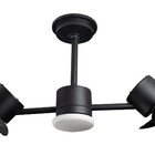 Ventilador De Teto Treviso Infinit Led Preto Bivolt