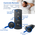 Ventilador De Teto Treviso Infinit Led Preto Controle Remoto
