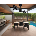 Ventilador De Teto Treviso Infinit Preto C/ Controle Remoto