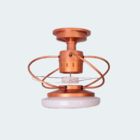 Ventilador De Teto Treviso Monaco Cobre C/ Controle Remoto