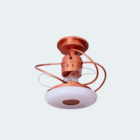 Ventilador De Teto Treviso Monaco Cobre C/ Controle Remoto