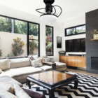 Ventilador De Teto Treviso Preto Elegance Led Bivolt