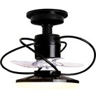 Ventilador De Teto Treviso Preto Elegance Led Control Remoto
