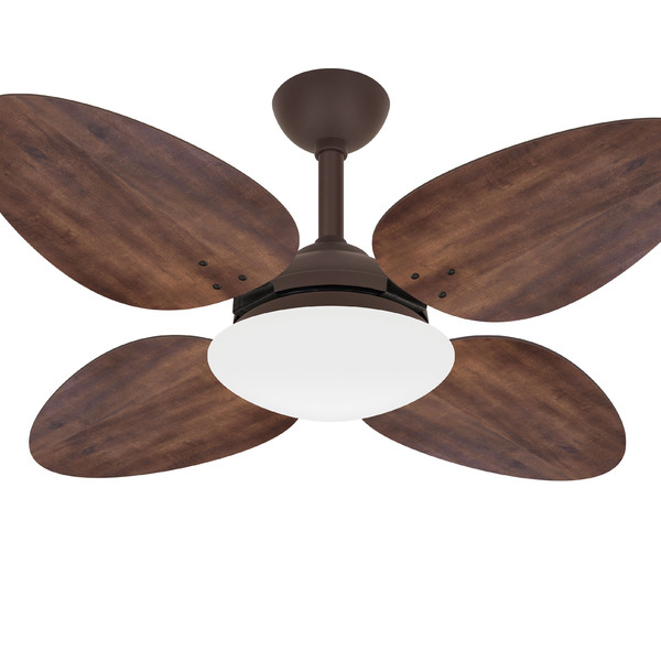 Ventilador De Teto Trevo Econômico 4 Pás Imbuia Ventax 110v