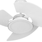 Ventilador De Teto Tron Aventador Led 3 Pás Branco 127v