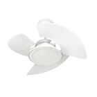 Ventilador De Teto Tron Aventador Led 3 Pás Branco 127v