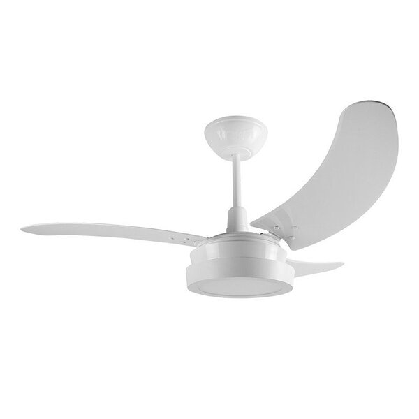 Ventilador De Teto Tron Búzios Max Led 3 Pás Branco