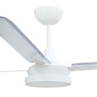 Ventilador De Teto Tron Citrino Led 3 Pás Branco / Transparen