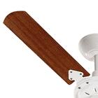 Ventilador De Teto Tron Marbela 3 Pás Branco / Verniz