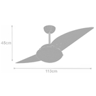 Ventilador De Teto Turbo Branco 127v