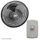 Ventilador De Teto Turbo Orbital Giro 360° 40cm Preto Lorensi