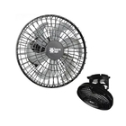 Ventilador De Teto Turbo Orbital Giro 360° 50cm Preto Bivolt