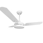 Ventilador De Teto Valen Led 18w Branco Pás Brancas Ventex -