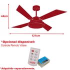 Ventilador De Teto Vd50 Tech Branco 110v+controle Remoto.