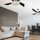 Ventilador De Teto Vd50 Tech Cobre/tb 220v+controle Remoto.