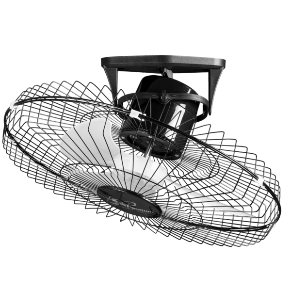 Ventilador De Teto Venti-delta 360° Oscilante 60cm Bivolt Pre