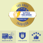 Ventilador De Teto Venti-delta Delta Light Com 3 Pás Mogno /