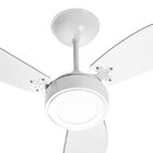 Ventilador De Teto Venti-delta New Cristal Led Com 3 Pás Tran