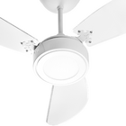 Ventilador De Teto Venti-delta New Light Led Com 3 Pás Branco