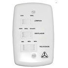 Ventilador De Teto Venti-delta New Light Led Com 3 Pás Branco