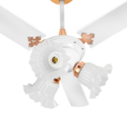 Ventilador De Teto Venti-delta New Zeta 3 Pás Laqueada Branco