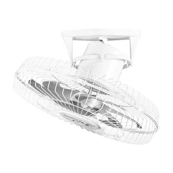 Ventilador De Teto Venti-delta Premium 360 50cm Com Grade De