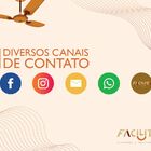 Ventilador De Teto Venti-delta Vintage Led Com 4 Pás Marrom /