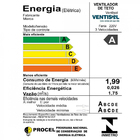 Ventilador De Teto Ventisol Fênix Branco / Silver Com Control