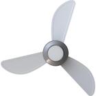 Ventilador De Teto Ventisol Mistral 3 Pás Branco/cinza Bivolt