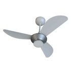 Ventilador De Teto Ventisol Mistral 3 Pás Branco/cinza Bivolt
