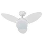 Ventilador De Teto Ventura Branco Pás Branco 127v