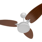 Ventilador De Teto Versatti Plafon Led 18w Ponente Branco/tab