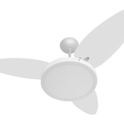 Ventilador De Teto Versatti Plafon Led 25w Ponente 3 Pás Bran