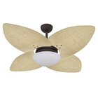 Ventilador De Teto Vidro Fechado Dunamis Pá Palmae Volare Mar