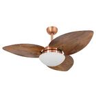 Ventilador De Teto Vidro Fechado Dunamis Pá S3 Rádica Volare