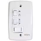 Ventilador De Teto Vidro Fechado Dunamis Pá S3 Rádica Volare