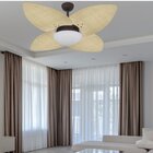 Ventilador De Teto Vidro Fechado Dunamis Volare Marrom Fosco