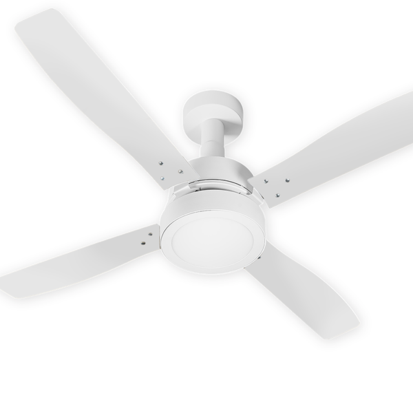 Ventilador De Teto Vintage Led Branco/bco 110v