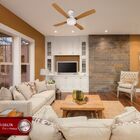 Ventilador De Teto Vintage Led Branco/bco 110v