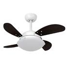 Ventilador De Teto Volare Branco Fosco Mini Fly 4 Pás 220v