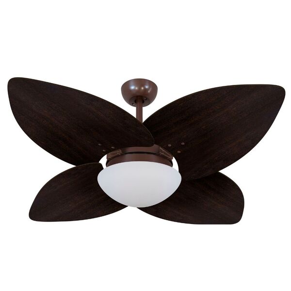 Ventilador De Teto Volare Café Vd42 Dunamis 4 Pás Tabaco  127v