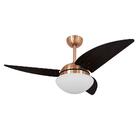 Ventilador De Teto Volare Cobre Vd42 Class 3 Pás Tabaco 127v