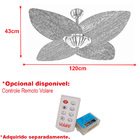 Ventilador De Teto Volare Dunamis Office Cobre Imbuia 110v