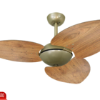 Ventilador De Teto Volare Gold Office Dunamis Freijó 110v