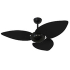 Ventilador De Teto Volare Nero Office Preto Dunamis S3 3 Pás