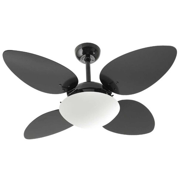 Ventilador de Teto Volare Nero VR42 Pétalo/4 - 220v