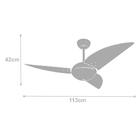 Ventilador De Teto Volare Office Class Branco 127v